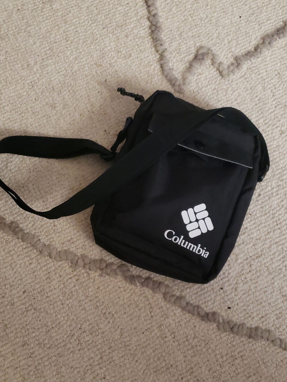 Columbia Black Small Crossbody Belt Bag
